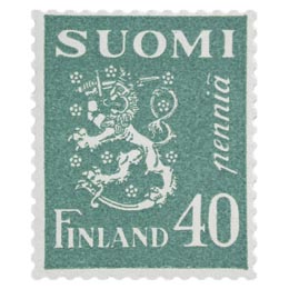 Malli 1930 Leijona vihreä postimerkki 0