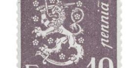 Malli 1930 Leijona violetti postimerkki 0