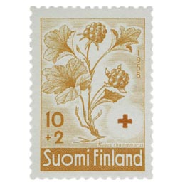 Marjoja - Suomuurain oranssi postimerkki 10 markka