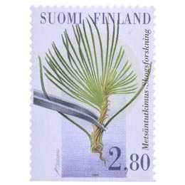 Metsä ja metsäntutkimus - Tutkimustyö  postimerkki 2
