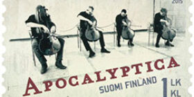 Million miles away - Apocalyptica  postimerkki 1 luokka