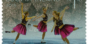 Muodostelmaluistelu  postimerkki 1 luokka