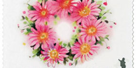 Onnenkukkia - Kukkaseppele  postimerkki kotimaa ikimerkki