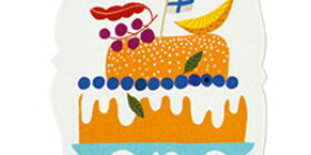 Onnitellen - Täytekakku  postimerkki 1 luokka