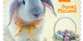 Pääsiäispupu  postimerkki 1 luokka