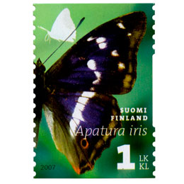 Päiväperhosia - Häiveperhonen  postimerkki 1 luokka