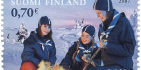 Partio - Retkeily postimerkki 0