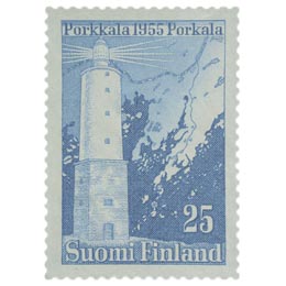 Porkkalan palauttaminen vihreänsininen postimerkki 25 markka