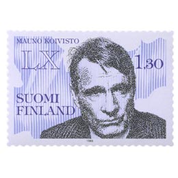 Presidentti Mauno Koivisto 60 vuotta  postimerkki 1