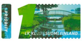 Sillat ja vesi - Säkylä  postimerkki 1 luokka