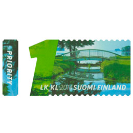Sillat ja vesi - Säkylä  postimerkki 1 luokka