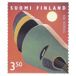 Suomalainen muotoilu - Zoel-kitara  postimerkki 3