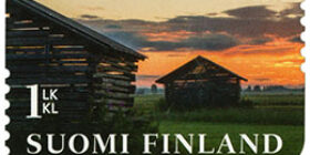 Suomalaisia latoja - Nivala  postimerkki 1 luokka