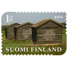 Suomalaisia latoja - Pohjois-Pohjanmaa postimerkki 1 luokka