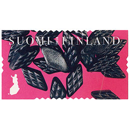 Suomalaisia makuja - Salmiakki  postimerkki kotimaa ikimerkki