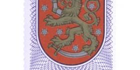 Suomen historiallinen vaakuna  postimerkki 20 markka