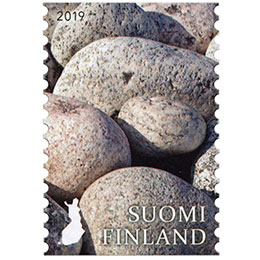 Suomen luontotunnukset II - Graniitti  postimerkki kotimaa ikimerkki