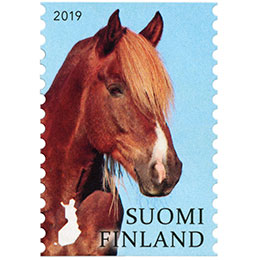 Suomen luontotunnukset II - Suomenhevonen  postimerkki kotimaa ikimerkki