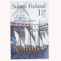 Suomenlinna - Bastioni Hjärne  postimerkki 1 luokka