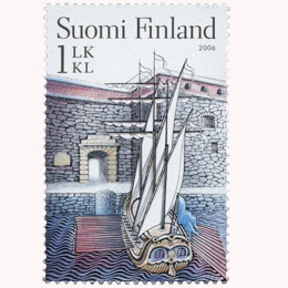 Suomenlinna - Tenalji von Fersen  postimerkki 1 luokka