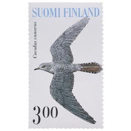 Suviyön lintuja - Käki  postimerkki 3 markka