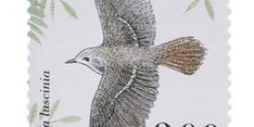 Suviyön lintuja - Satakieli  postimerkki 3 markka