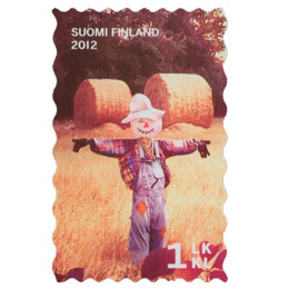 Syysuni - Linnunpelätin  postimerkki 1 luokka