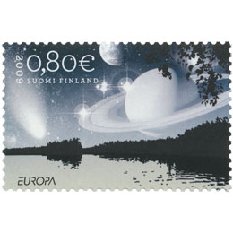 Tähtitiede - Saturnus  postimerkki 0