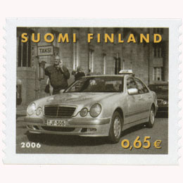 Taksiliikenne - Mercedes-Benz 2002  postimerkki 0