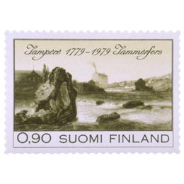 Tampere 200 vuotta  postimerkki 0