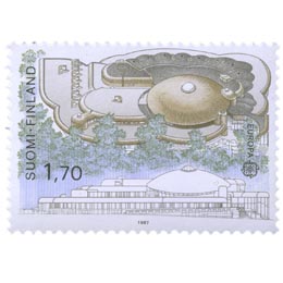 Tampereen kaupunginkirjasto Metso  postimerkki 1