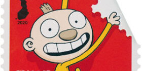 Tatu ja Patu - Patu roikkuu merkin reunassa  postimerkki kotimaa ikimerkki