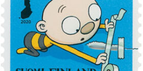 Tatu ja Patu - Patu teippaa  postimerkki kotimaa ikimerkki