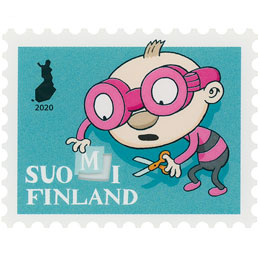 Tatu ja Patu - Tatu saksii  postimerkki kotimaa ikimerkki