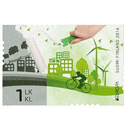 Think Green  postimerkki 1 luokka