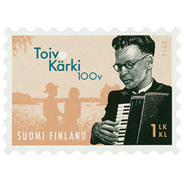 Toivo Kärki 100 vuotta - Keikkamuusikko  postimerkki 1 luokka