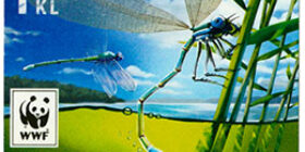 Uhanalaiset eläimet - Kääpiötytönkorento  postimerkki 1 luokka