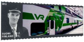 VR 150 vuotta - InterCity2  postimerkki 1 luokka