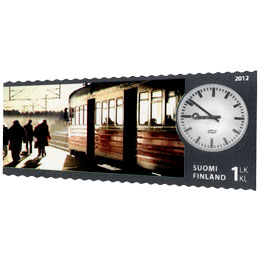 VR 150 vuotta - Sähkömoottorijuna  postimerkki 1 luokka