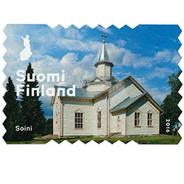 Vaivaisukkoperinnettä - Soinin kirkko  postimerkki kotimaa ikimerkki