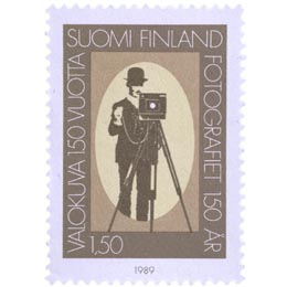 Valokuva 150 vuotta  postimerkki 1