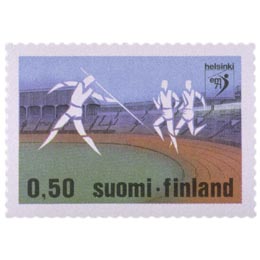 Yleisurheilun EM-kilpailut  postimerkki 0