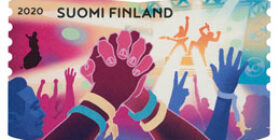 Ystävyyden värit - Festarit  postimerkki kotimaa ikimerkki